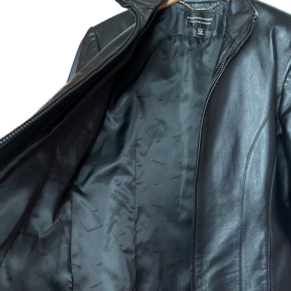 Stunning 100% Genuine Leather Vintage  Black Jacket - Picture 10 of 12